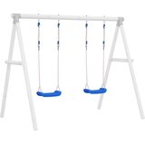  Sjedala za ljuljačke s užadi 2 kom plava 37 x 15 cm polietilen | shoptok.hr