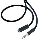 SpeaKa Professional SP-7870468 klinker avdio podaljšek [1x 3,5mm banana moški konektor - 1x priključna doza za 3,5mm banana moški konektor] 3 m črna s, (20431426) Cene