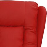  fotelja od umjetne kože crvena boja vina | shoptok.hr