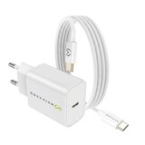 Oem Mayaxess, Omrežni polnilnik za Galaxy S21 Fe 20W + 1m USB-C kabel, Bela, (5000275910) Cene