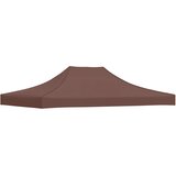 Krov za šator za zabave 4 x 3 m smeđi 270 g/m² | shoptok.hr