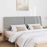  Tapecirani uzglavlje Svijetlo siva 200 cm Čvrsto borovo drvo | shoptok.hr
