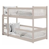 Molarem Home Drveni dječji krevet na kat Boston - kašmir - 200x90 - Madrac PE pjena 8 cm-spužvasti madrac | shoptok.hr