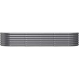  Povišena vrtna gredica od pocinčanog čelika 224 x 80 x 36 cm antracit | Eponuda.com