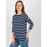 BASIC Feel Good Blouse-RV-BZ-8566.19-navy blue | Shoptok.si