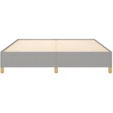  Okvir za krevet s oprugom svjetlosivi 160 x 200 cm od tkanine | Eponuda.ba