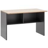 Mömax pisalna miza shelf, barva hrasta, antracit | Shoptok.si