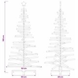  Drveno božićno drvce KOTKA 180 cm Masivna borovina - 180 cm Smeđa završna obrada | shoptok.hr