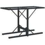  3-dijelni bistro set s jastucima crni od poliratana | Eponuda.com