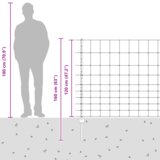  Posts za ograde 22 kom U-Kanal 120 cm Pocinčani čelik | shoptok.hr