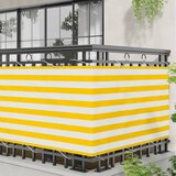  Balcony ekran Žuta i bijela 100 x 1000 cm Oxford tkanina | shoptok.hr