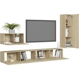  4-dijelni set TV ormarića boja hrasta sonome od iverice | shoptok.hr