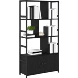  Polica Crni hrast 80 x 30 x 155 5 cm Konstruirano drvo | shoptok.hr