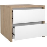 Tvilum Bijeli/u prirodnoj boji noćni ormarić Next – | shoptok.hr