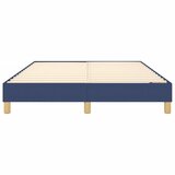  Okvir za krevet s oprugom plavi 140 x 200 cm od tkanine | shoptok.hr