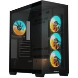 Gigabyte C500 Panoramic Stealt Mid-tower, ATX, 4x ARGB fans Black Case | Eponuda.ba