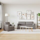  Set sofe 2 pcs Sivo-smeđa 198 x 78 x 80 cm tkanina | Eponuda.com