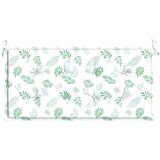  Jastuk za vrtnu klupu uzorak lišća 120x50x3 cm tkanina Oxford | Eponuda.com
