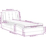  Postelja z vzmetnico črna 90x190 cm umetno usnje | Shoptok.si