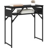 vidaXL Konzolnistol Crni hrast 75x30x75cm Konstruirano drvo | shoptok.hr