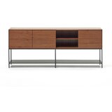 Kave Home Niska komoda u dekoru oraha u prirodnoj boji 195x80 cm Vedrana – | shoptok.hr