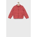 Tommy Hilfiger Otroška puhovka vijolična barva | Shoptok.si