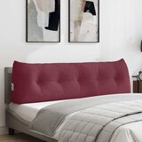  Jastuk za leđa Vinska crvena 160 x 24 x 50 cm tkanina | shoptok.hr