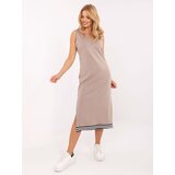 RUE PARIS Set-IT-KMPL-9719.64-dark beige | Shoptok.si