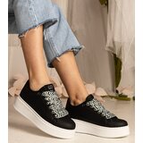 D/CEO UR/CEO Black women's sneakers with chunky lacing Kessa | ePonuda.com