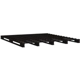  Postelja iz palet črna 120x190 cm trdna borovina - Postelja Iz Palet, (21490041) | Shoptok.si