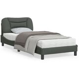 vidaXL Okvir za krevet s uzglavljem tamnosivi 80x200 cm od tkanine Cijene