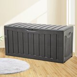 vidaXL Škatla za shranjevanje črna 118x53x57 cm polipropilen | Shoptok.si