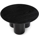 MOME Črna okrogla klubska mizica ø 80 cm Lua – | Shoptok.si