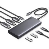 Ugreen 35625 sučelje čvorišta USB Tip-C 10000 Mbit/s Sivo | shoptok.hr