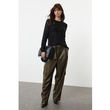 Trendyol Black Soft Textured Loose Knit Basic Sweater | Shoptok.si