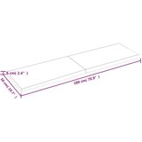 Kopalniški pult 180x50x6 cm neobdelan trden les | Shoptok.si