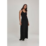 Urban Classics Women's Long Dress Racer Back Dress Black Cene