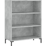 Maison Chic Knjižna omara - Knjižni regal betonsko siva 69,5x32,5x90 cm inženirski les, (21726219) | Shoptok.si