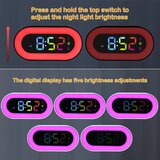 SEUTGJIE otroška digitalna budilka z RGB nočno lučko | Shoptok.si