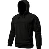 Dewberry 60343 Warm Outdoor Hooded Mens Fleece-BLACK | Shoptok.si