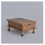 Hanah home Stol za dnevni boravak Helsinki 90x40x60 cm, Smeđa | Eponuda.ba