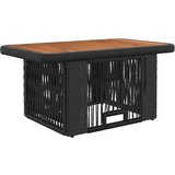  Vrtni set za objed s jastukom 3 pcs Crna i Krema poliratan | Eponuda.com