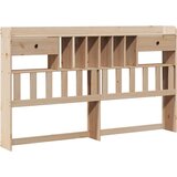 Krevet s regalom za knjige bez madraca 180x200 cm od borovine | shoptok.hr