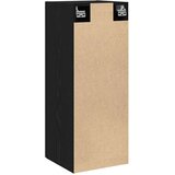 vidaXL Stenska omarica črn hrast 34,5x34x90 cm inženirski les | Shoptok.si