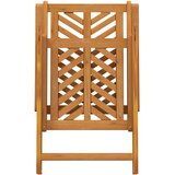  Vrtna stolica 4 pcs Smeđa 57 x 72 x 109 cm Čvrsto drvo akacije | shoptok.hr