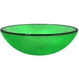 Maison Chic Umivalnik - Kopalna umivalnik - Lavabo kaljeno steklo 42x14 cm zelen, (21684806) Cene