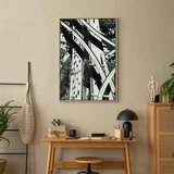  Slika - City Geometry (1 Part) Vertical 60x90 U prirodnom drvenom okviru | shoptok.hr