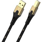 Oehlbach USB kabel USB 2.0 USB-A vtič\, USB-B vtič 7.50 m črna/zlata D1C9545, (20429992) | Shoptok.si
