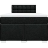  box spring s madracem crni 120 x 190 cm od tkanine | shoptok.hr