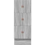 Okvir kreveta za pohranu Sivi sonoma Konstruirano drvo 75 x 190 cm | shoptok.hr